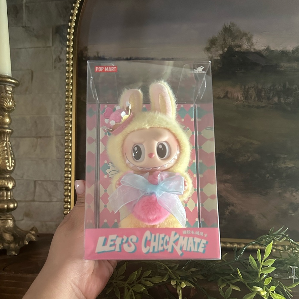 Funko Pop Mart Bunny Figure with Pink and Yellow Accents